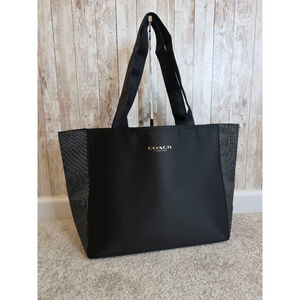Women's Coach Tote Bag Black